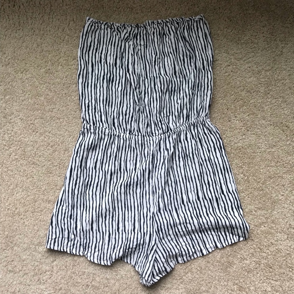 Striped romper